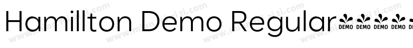 Hamillton Demo Regular字体转换